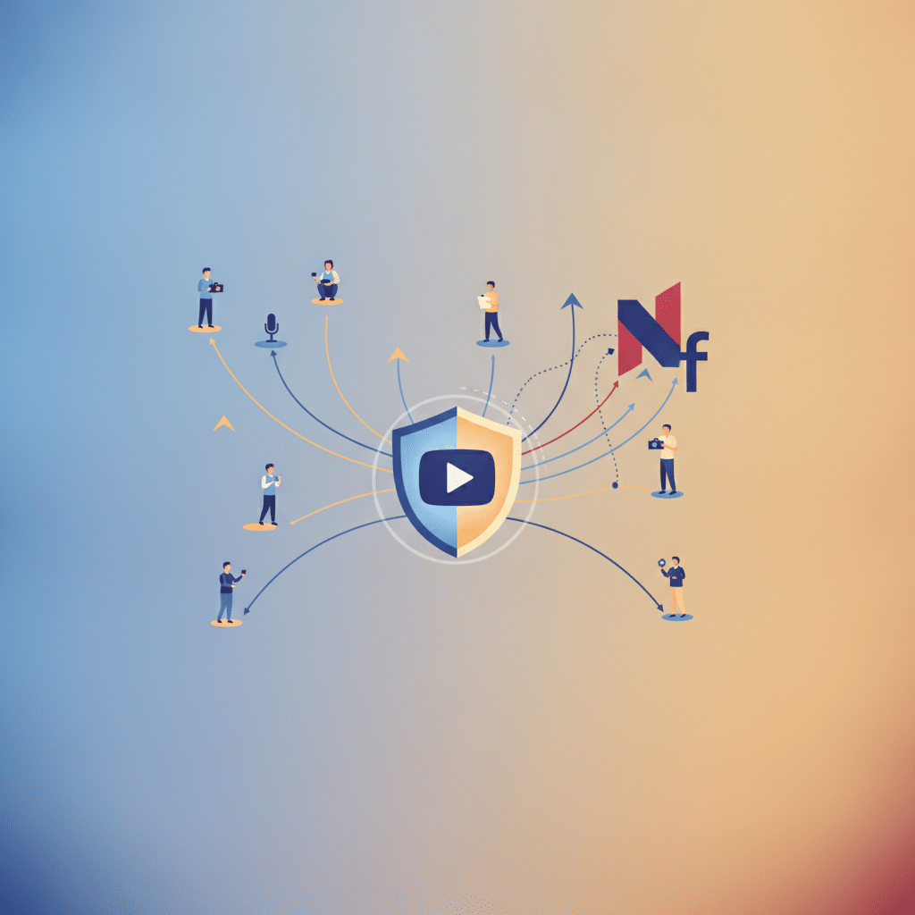 YouTube fortalece esforços para reter criadores em meio à disputa com a Netflix