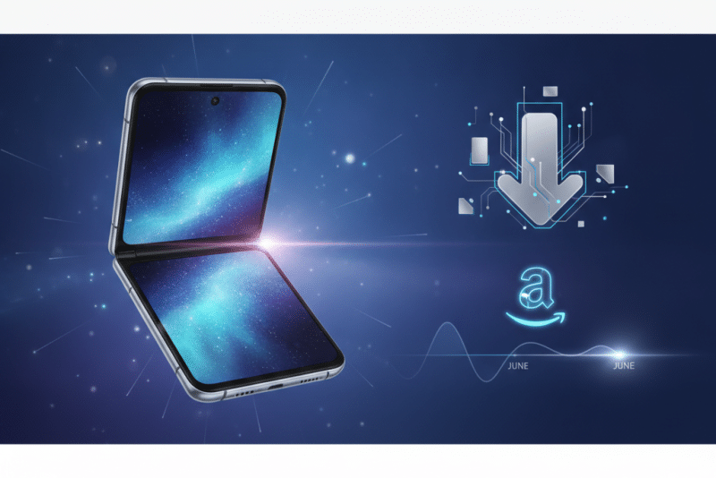 Galaxy Z Flip 7 (512 GB) registra menor preço na Amazon desde junho