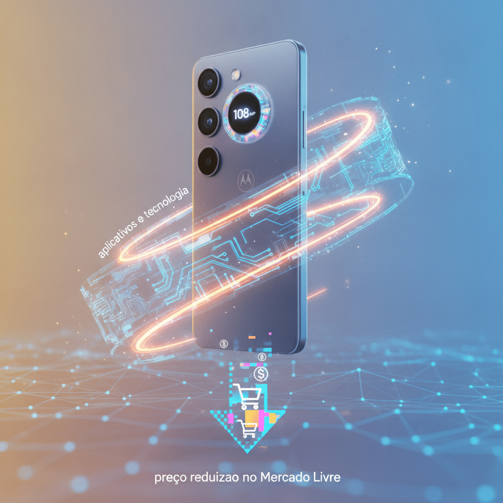 Moto G77 com câmera de 108 MP tem preço reduzido no Mercado Livre